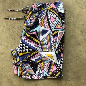 Retro Print Men’s Shorts